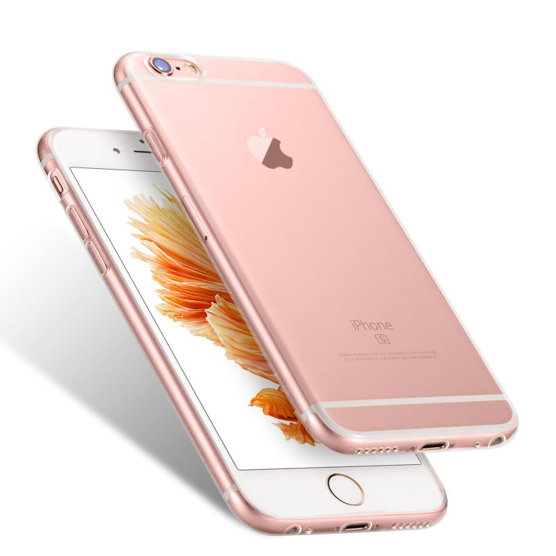 XIMU苹果6/6s plus超薄硅胶透明手机壳软套