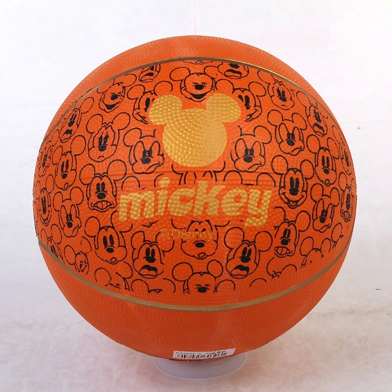 迪士尼授权商品 米奇系列 5＃橡胶篮球卡通5号学生篮球