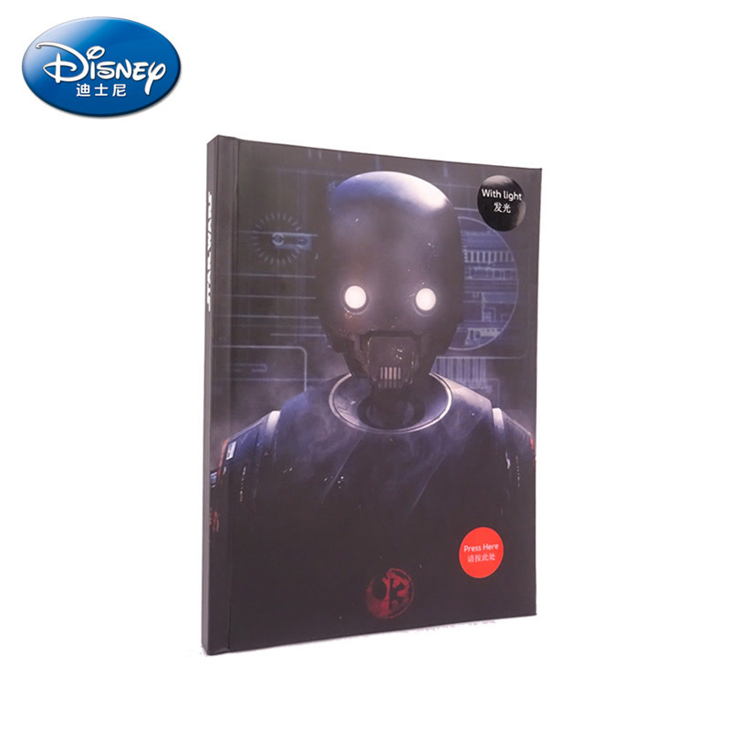 迪士尼授权商品 星球大战侠盗一号系列 K-2SO 发光笔记本