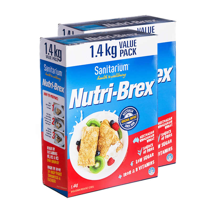 欢乐颂健康麦片安迪同款新康利nutri-brex麦片1.4kg*2盒