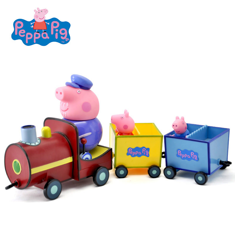 小猪佩奇Peppa Pig粉红猪小妹佩佩猪儿童礼物过家家火车套装