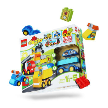 乐高(LEGO)积木 得宝DUPLO我的第一组汽车与卡车套装1.5-5岁 10816 早教益智玩具 男孩女孩生日礼物 大颗粒