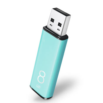 OV U-color 8G USB2.0 金属U盘 冰原蓝