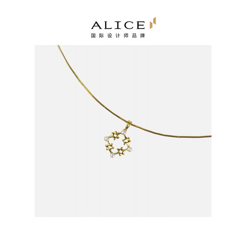 Alice爱丽丝 《凉生，我们可不可以不忧伤》925银珍珠项链套链
