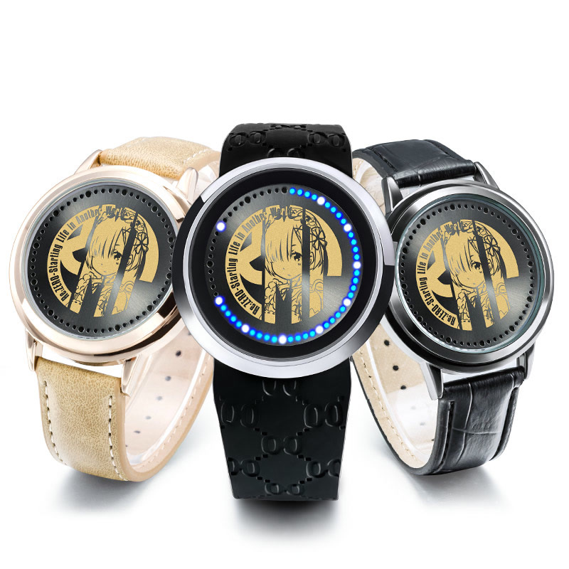 异世界蕾姆手表 从零开始的异世界生活 动漫周边LED触屏防水手表