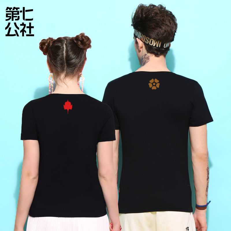 二次元动漫T恤 2018新款韩版半截袖上衣短袖t恤女体恤印花T恤
