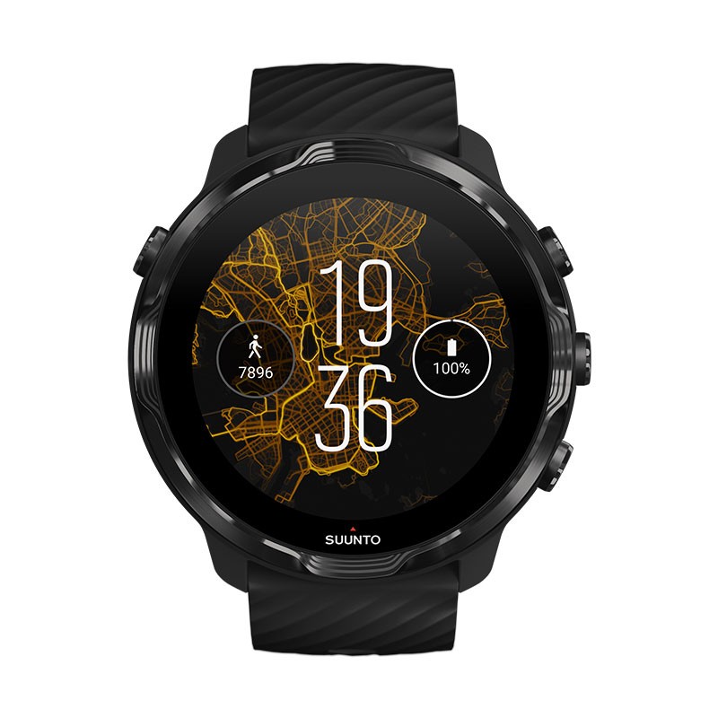 内购-颂拓7 智能运动手表 音乐支付户外跑步心率GPS双系统腕表