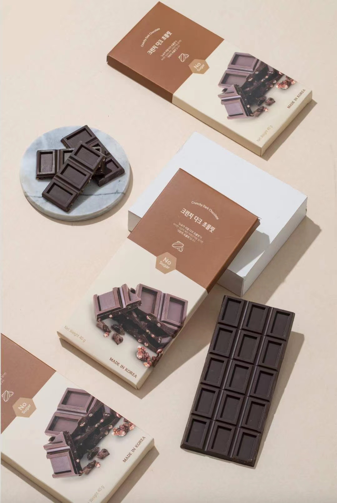 韩国原装进口黑巧克力0糖可可脂零食休闲爆款小吃饱腹代餐